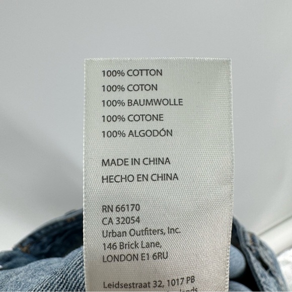 Free People CRVY Under Construction Utility Jeans Cargo Baggy Size 27 - Picture 9 of 11